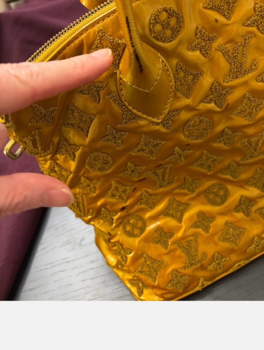 Louis VuittonLimited Edition Gold Monogram Fascination Lockit Bag For Trade - Picture 8 of 9